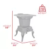 Coal Stove_USStove_SR57E_Dims