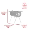 Camp Stove_US Stove_CCS14_Dims_Bilingual Large