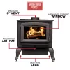 Wood Stove_USStove_US2500E-BL_Features