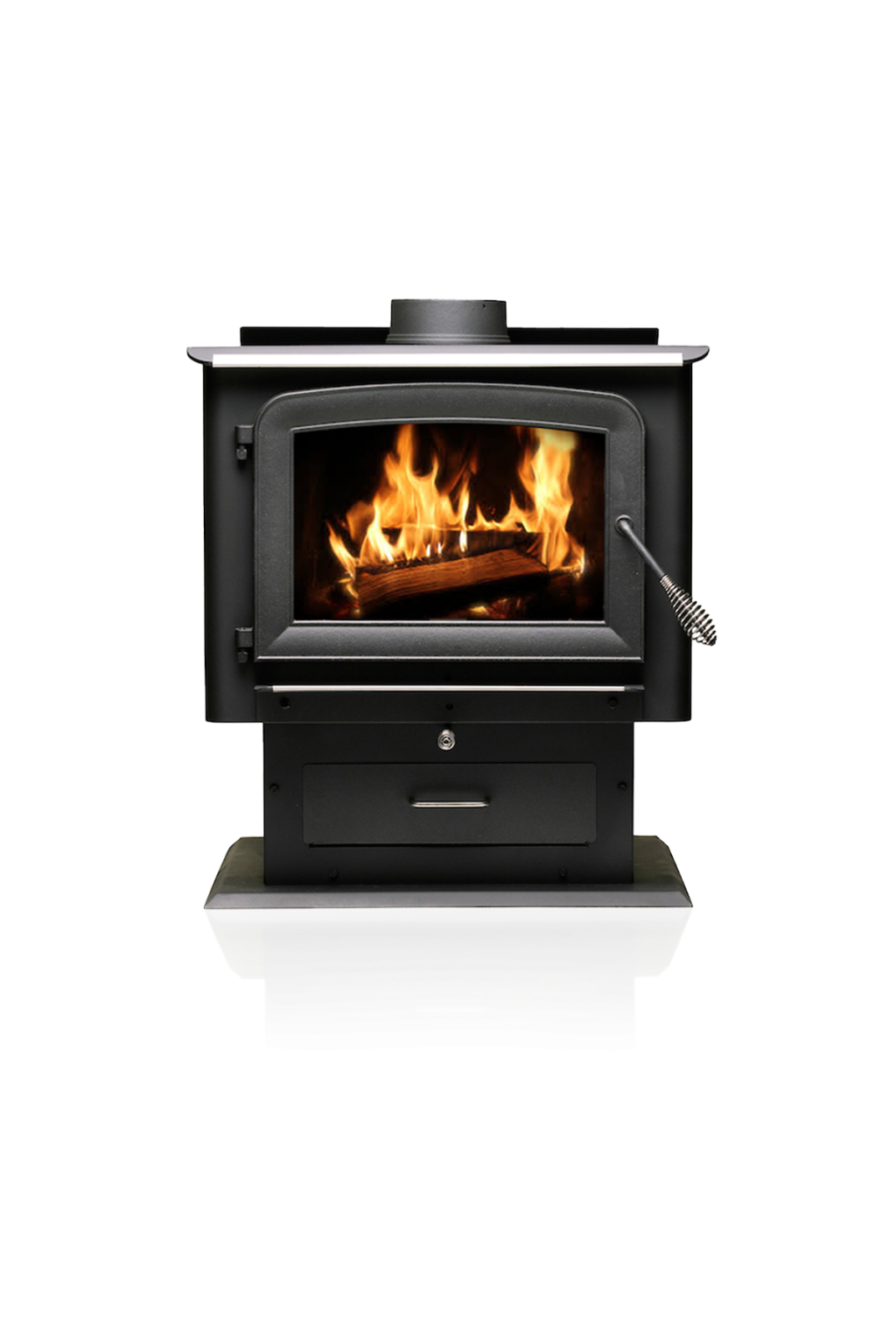 US1261E 900 sq. ft. Cast Iron Log Wood Stove - US Stove Company