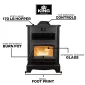 Pellet Stove_King_KP5522_Features