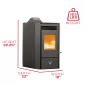 Pellet Stove_US Stove_US5513-W_Dims